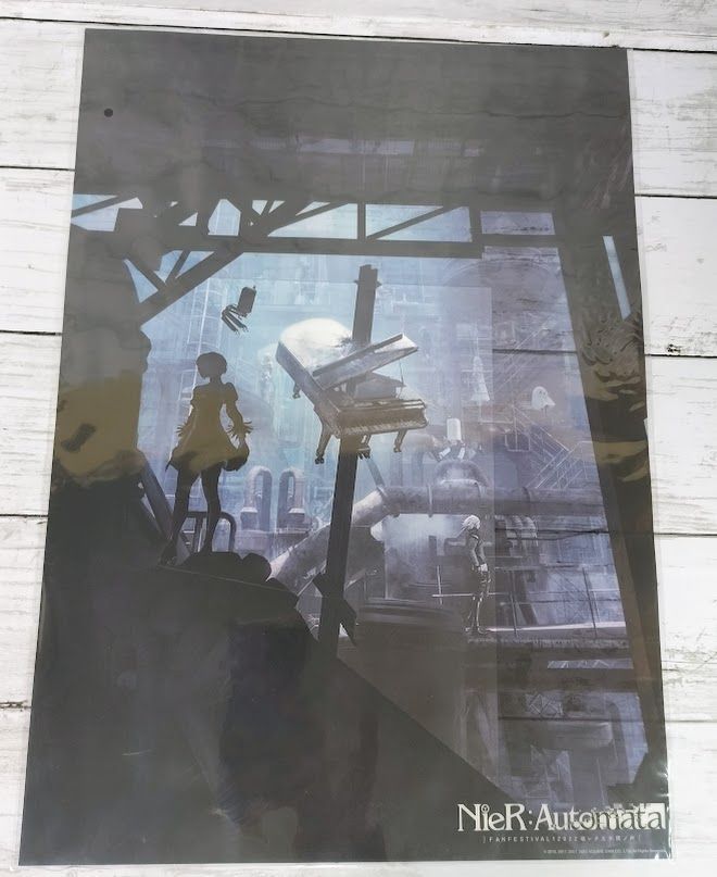 キャラクターグッズ A3クリアポスター コンサートビジュアル 「NieR