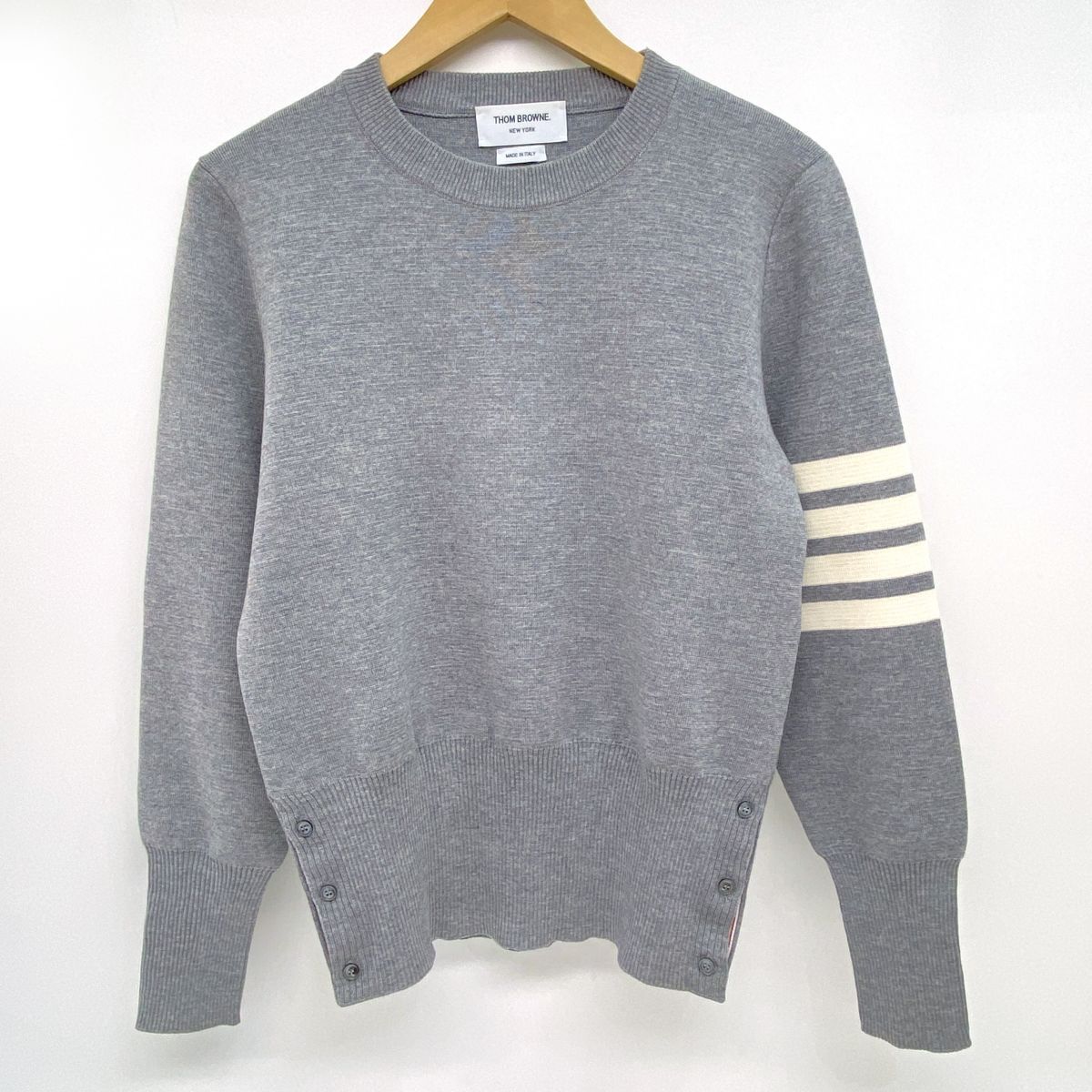THOM BROWNE トムブラウン ミラノステッチ クルーネックプルオーバー 