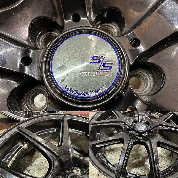 共豊 KYOHO AME Steiner SL5 シュタイナー 社外ホイール 4本 18インチ 