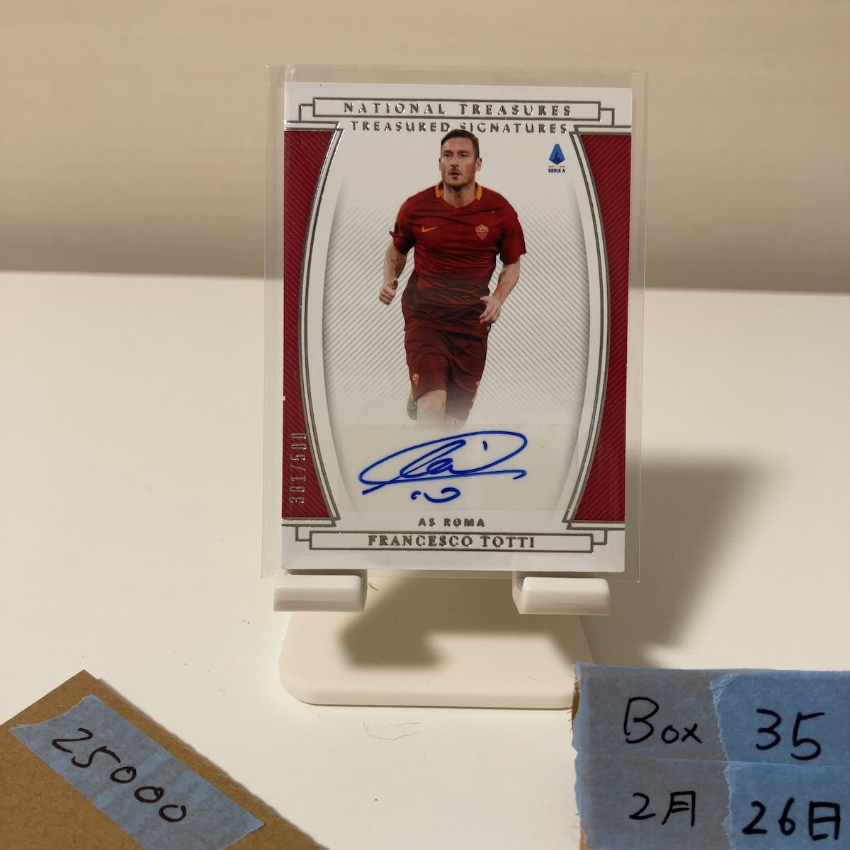 2020-21 Panini Chronicles National Treasures Francesco Totti 301