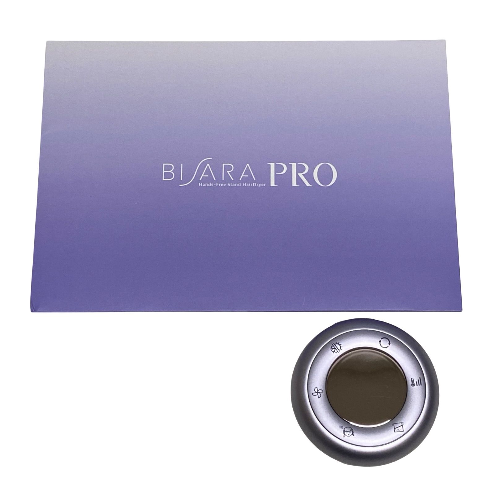 BISARA PRO ビサラ　プロ QS254PS パープルシルバー ハンズフリースタンドヘアドライヤー BISARA PRO（ビサラ プロ
