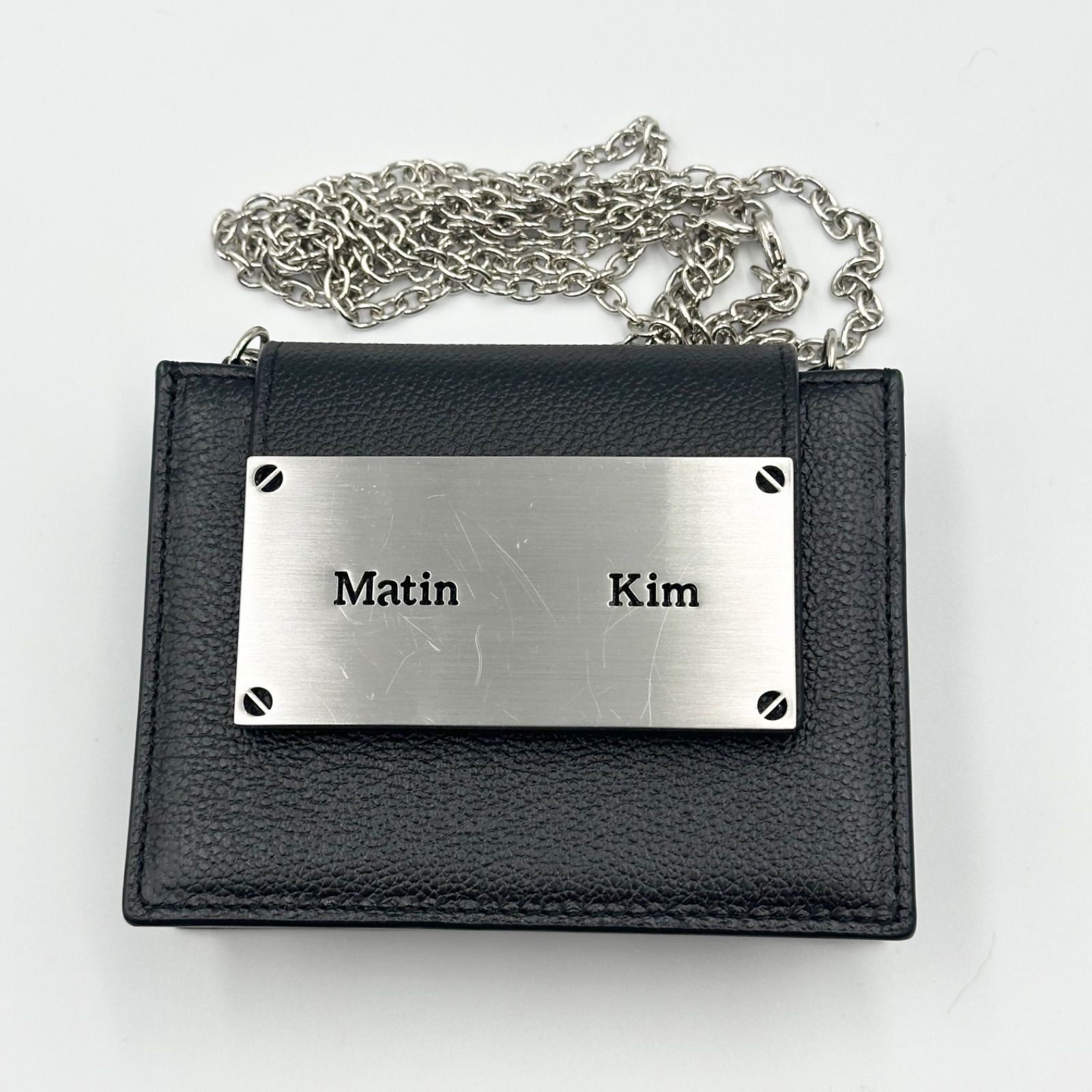 Matin Kim マーティンキム ウォレットチェーンバッグ ミニショルダー 