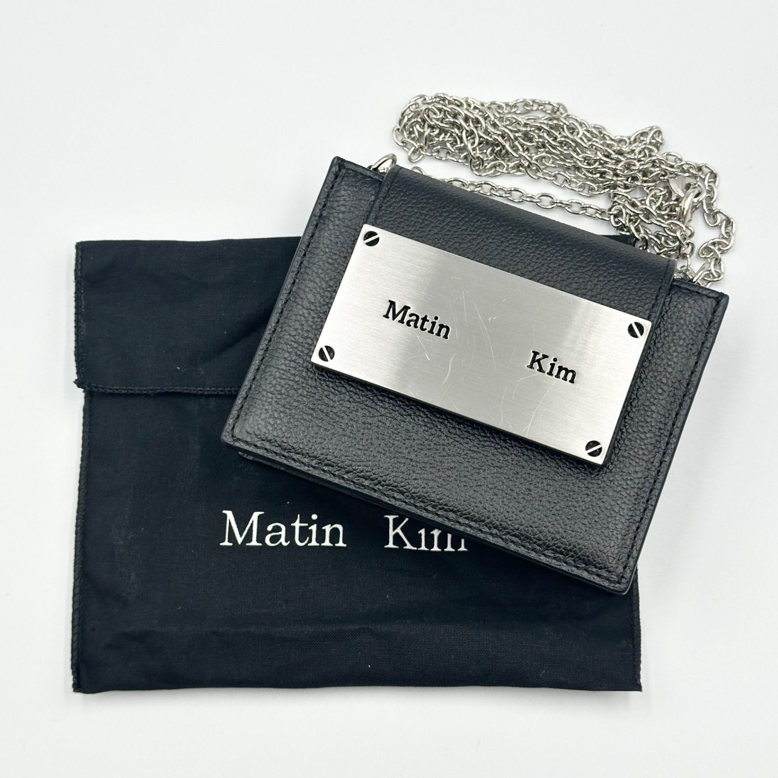 Matin Kim マーティンキム ウォレットチェーンバッグ ミニショルダー 