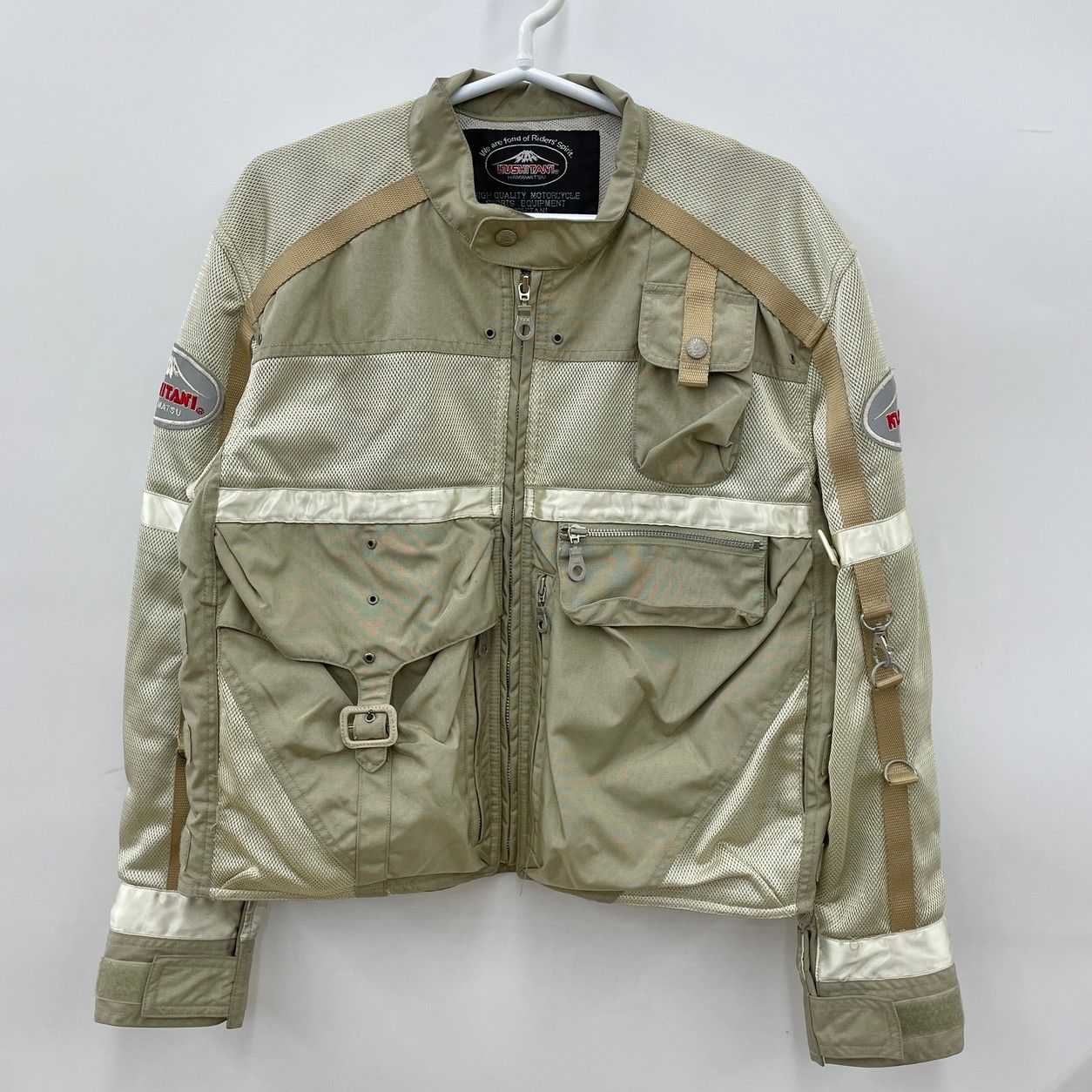 ライダースジャケット クシタニ KUSHITANI L ベージュ系 長袖 ライダースジャケット クシタニ KUSHITANI L ベージュ系 長袖