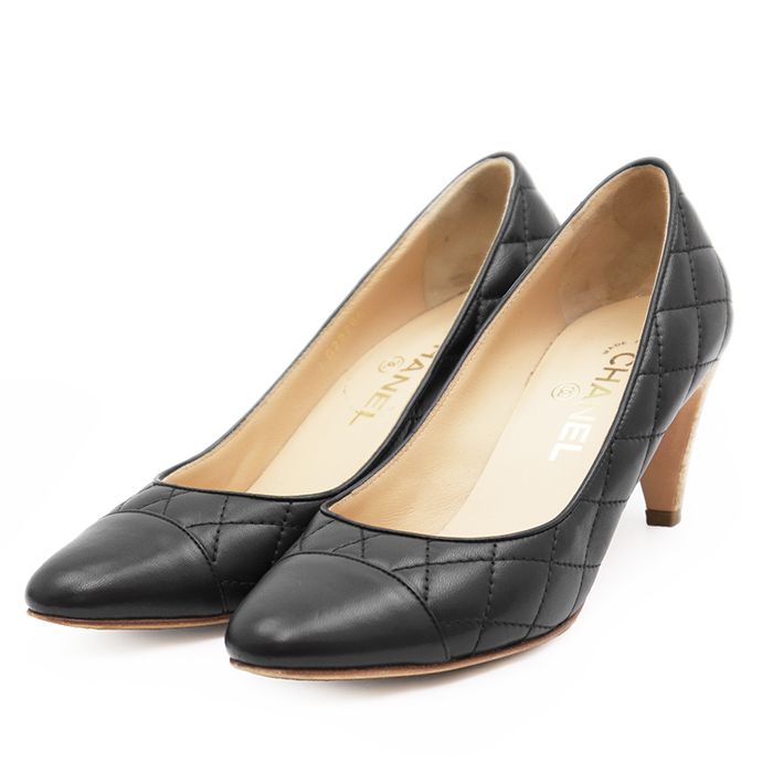 CHANEL シャネル パンプス サイズ 37 1/2 C レディース 14C G29266