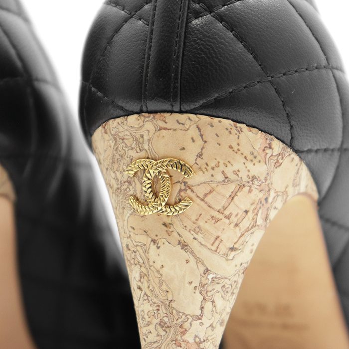 CHANEL シャネル パンプス サイズ 37 1/2 C レディース 14C G29266