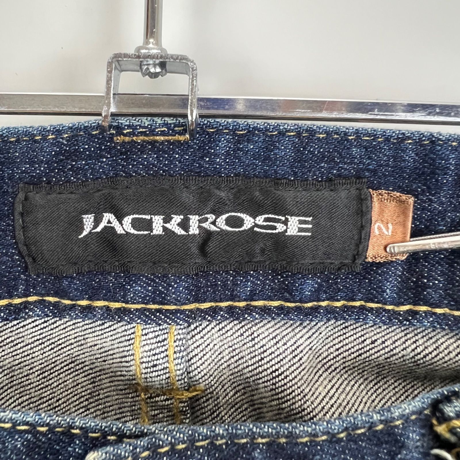 JACK ROSE y2k archive coating damaged skinny denim pants 2 M 