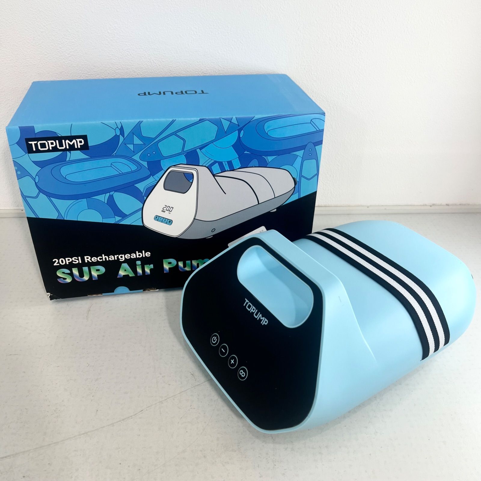 【美品】TOPUMP 充電式SUPエアポンプTPS300 エアーテント
