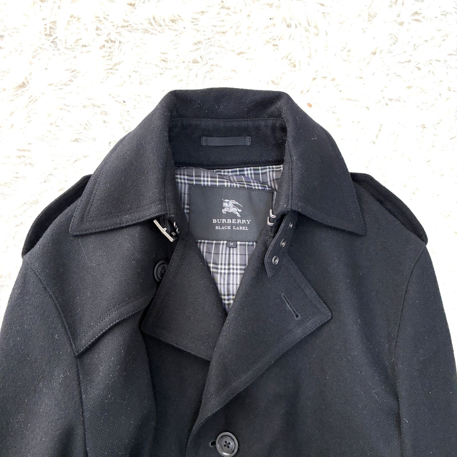 美品 BURBERRY BLACK LABEL バーバリーブラックレーベル ノバチェック