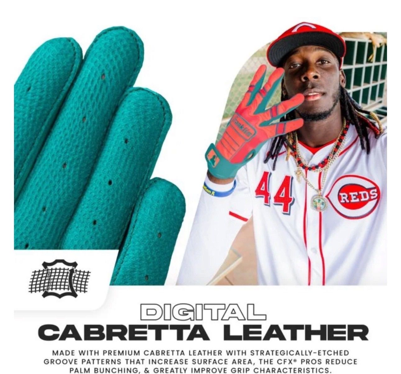 フランクリン/CFX® PRO BATTING GLOVES/TEAL/CORAL - メルカリ