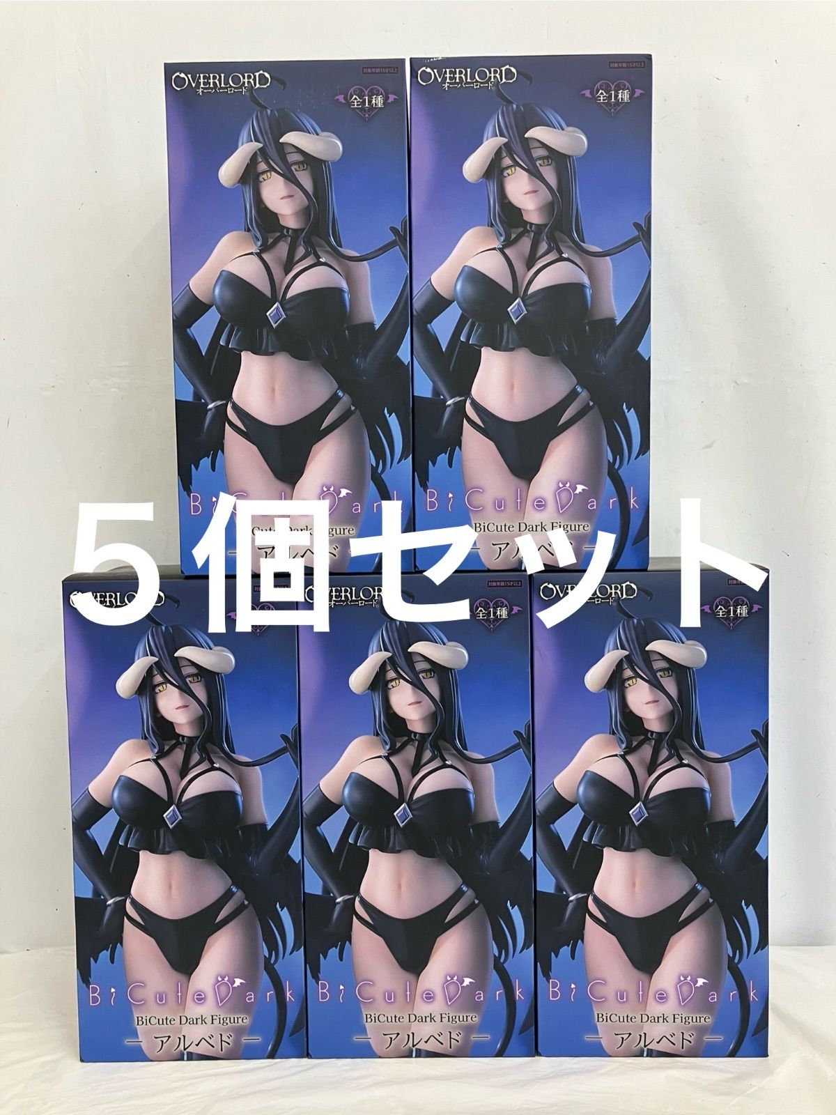 フィギュア オーバーロード BiCute Dark Figure アルベド 12個セット