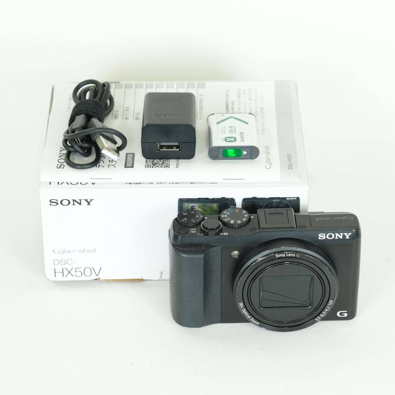 難あり品] SONY Cyber-shot DSC-HX50V B ブラック | コンパクト 