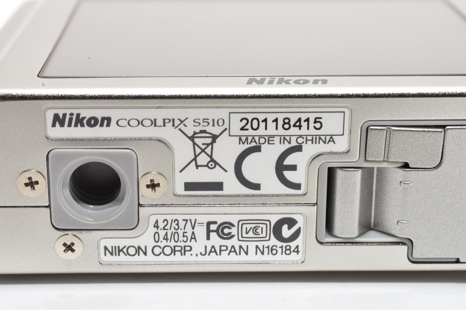 完動美品] Nikon COOLPIX S510 シルバー ニコン クールピクス