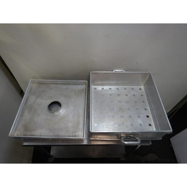 せいろ蒸し器 業務用 蒸し器 ガス 業務用 アルミ 角蒸し器 50cm 2段 