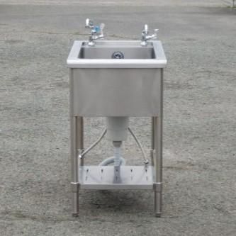 業務用 ステンレス 1槽 シンク W500 D750 H850mm 厨房 槽内寸W40D57深 