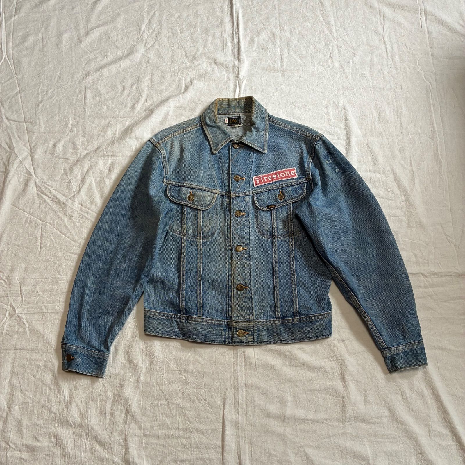70s Lee リー デニムジャケット 黒タグ ブルー 40表記 - メルカリ