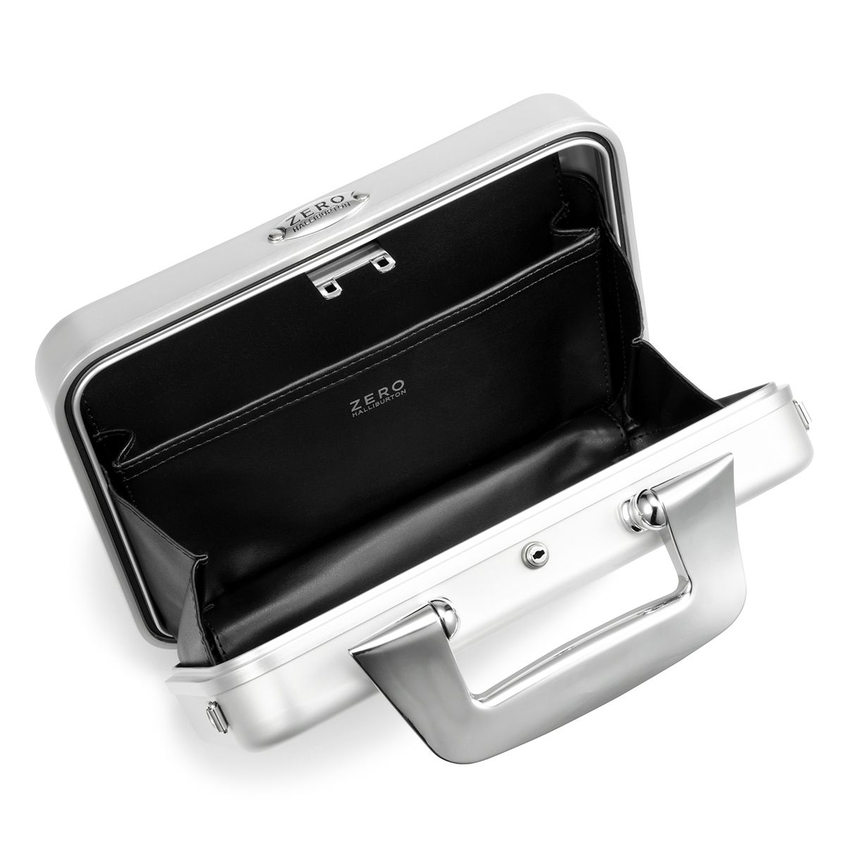 美品！ レア ZERO HALLIBURTON 2way ミニアタッシュケース ゼロハリバートン スモールアルミニウム アタッシュケース A5 ZERO