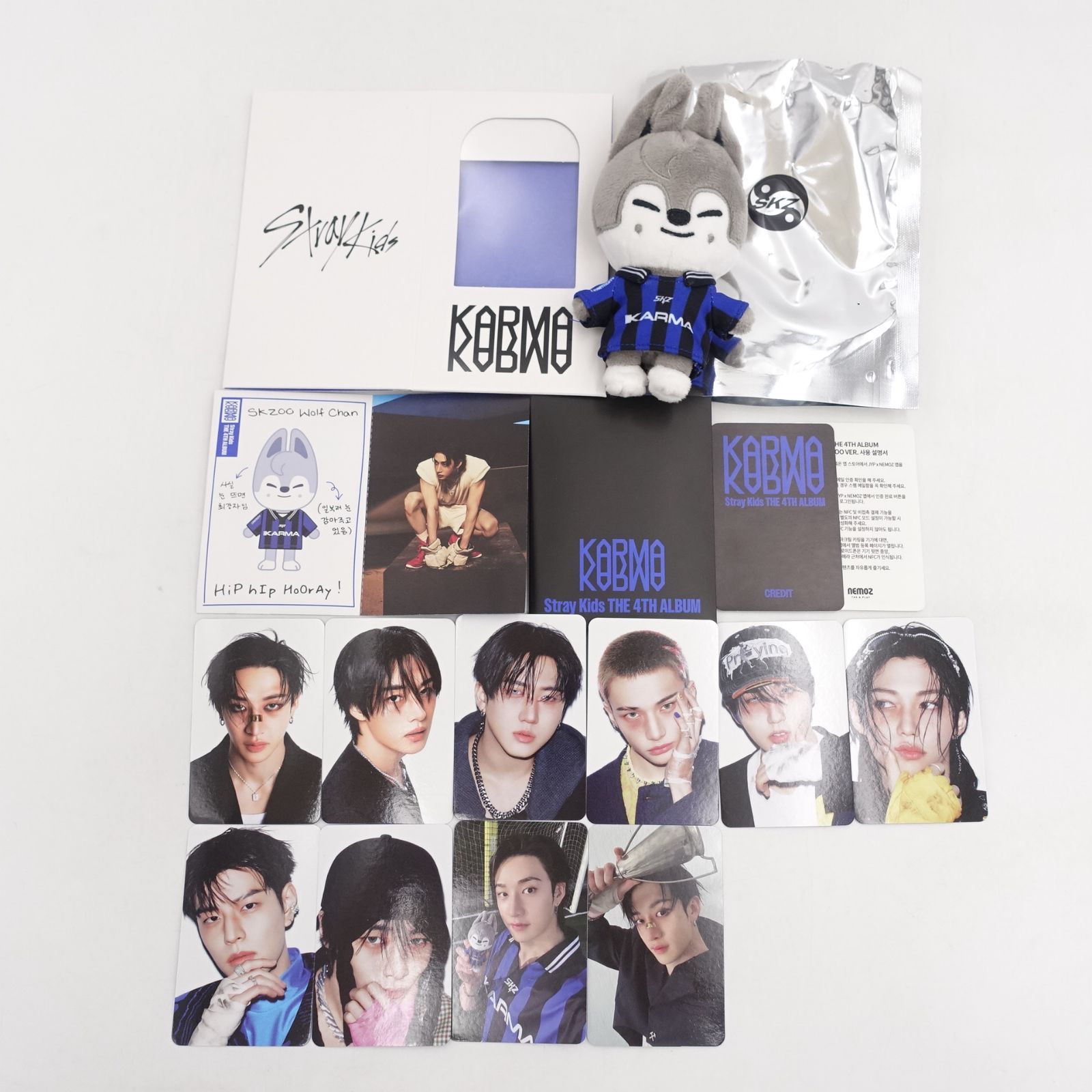 StrayKids ウルフチャン バンチャン SKZOO キーリング ぬいぐるみ 