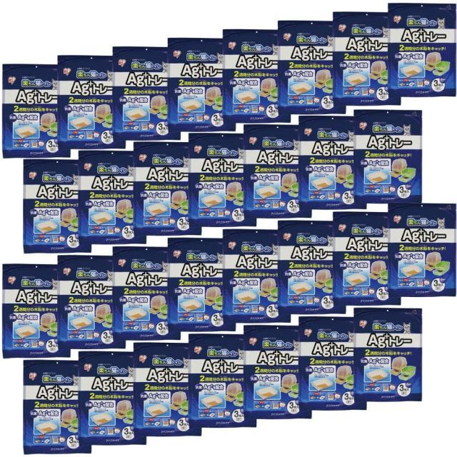 【送料無料】アイリスオーヤマ 猫砂 猫トイレ Ag+トレー 3枚×30袋 RCT3 消臭 抗菌 使い捨て 3枚×30個