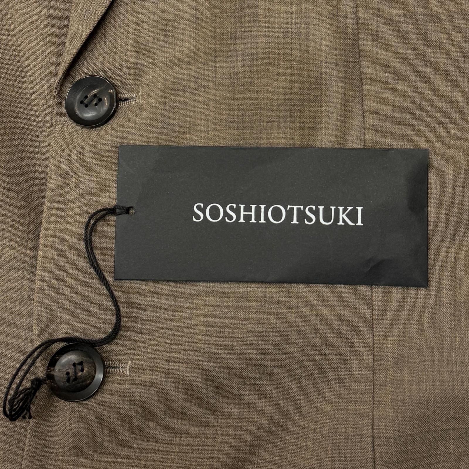 参考上代85800円 未使用 SOSHIOTSUKI 25SS 3B SINGLE BREASTED JACKET 