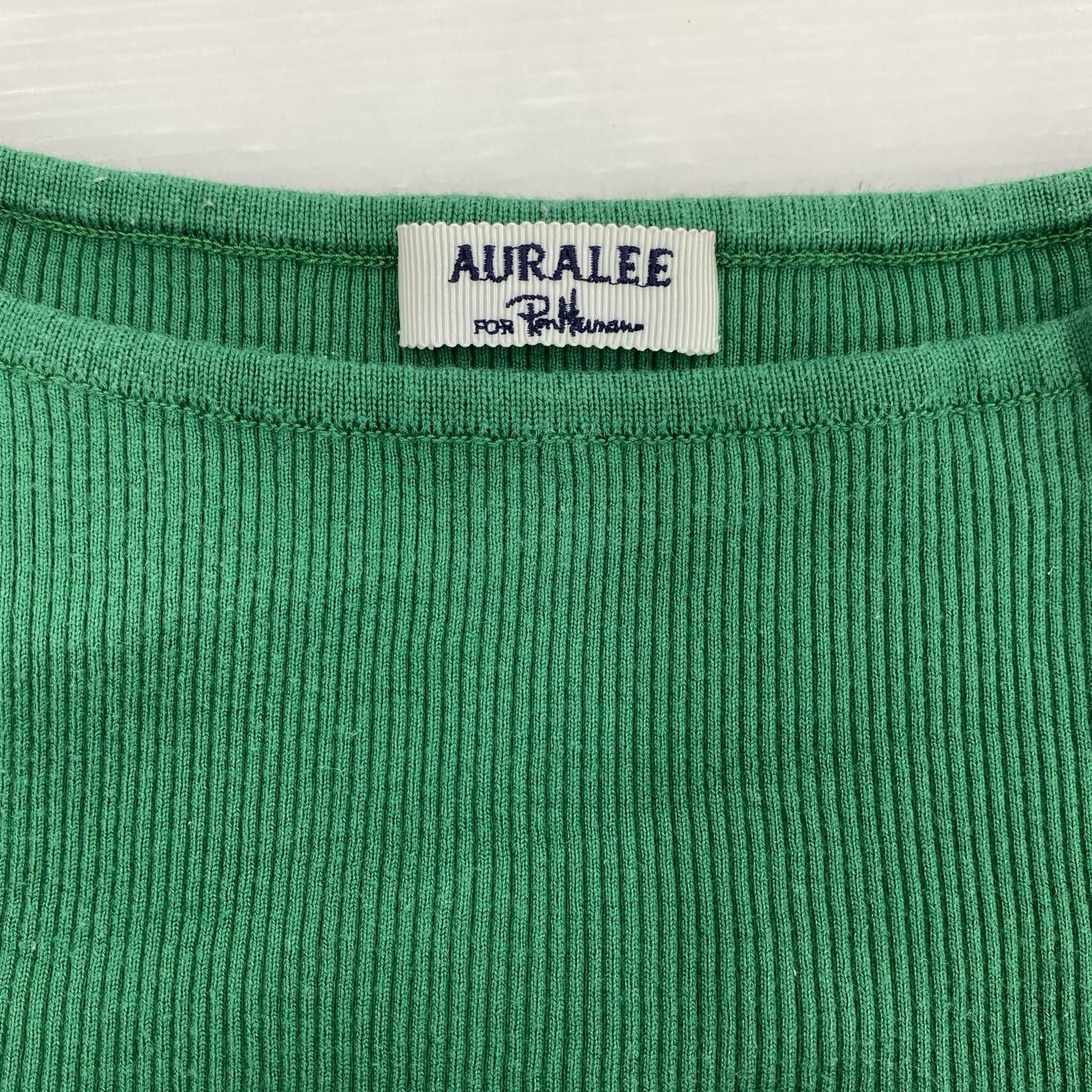 AURALEE オーラリー Ron Herman別注 リブニット size0/グリーン - メルカリ
