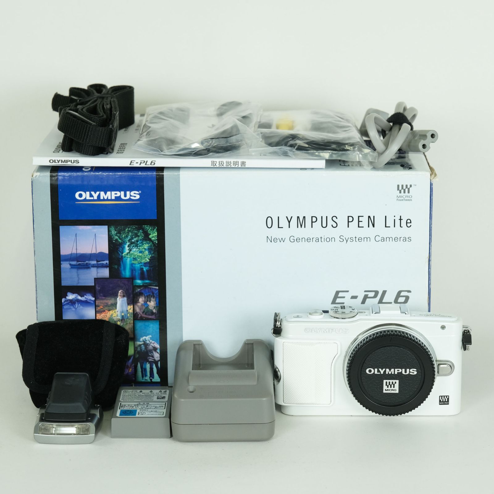 良品 | シャッター数5,807回] OLYMPUS PEN Lite E-PL6 ボディ ホワイト 