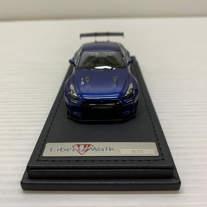 中古品】 イグニッションモデル 1/43 LB-WORKS GT-R R35 ブルー