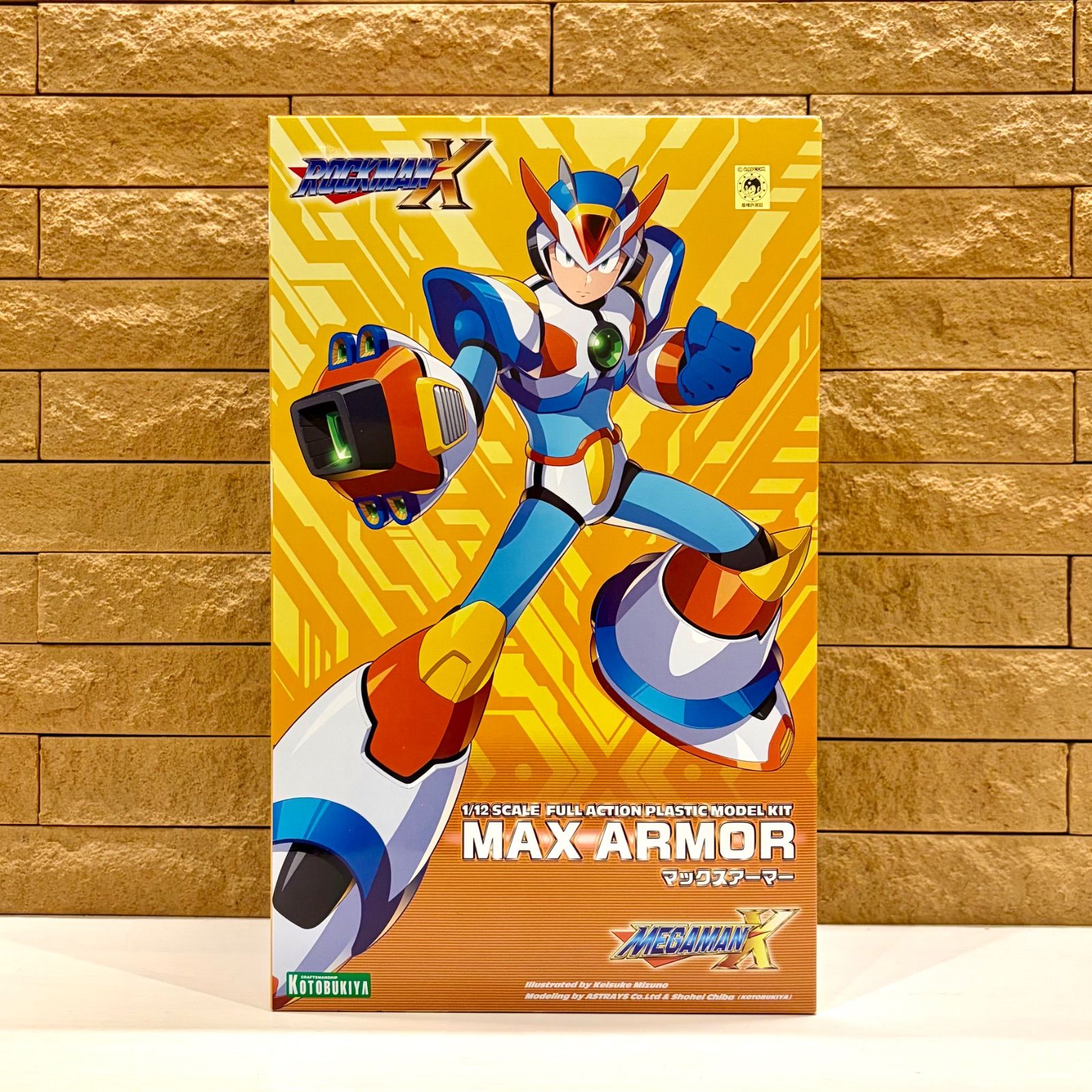 新品未開封 壽屋 (KOTOBUKIYA) ロックマンX マックスアーマー 1/12