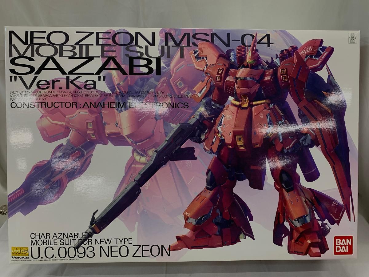 ♪【未開封】MG 1/100 MSN-04 サザビーVer.Ka (機動戦士ガンダム ♪【未開封】MG 1/100 MSN-04 サザビーVer.Ka (機動戦士ガンダム