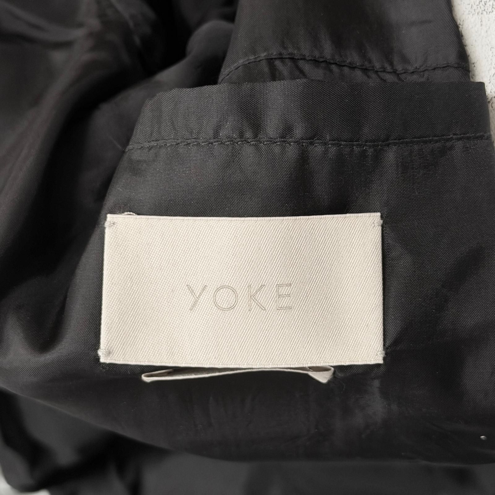 参考上代154000円 未使用 YOKE 25SS CRACKED GOAT LEATHER CAR COAT 