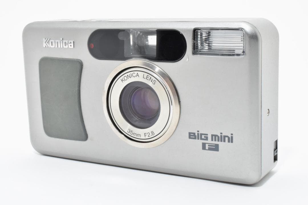 訳あり特価！ Konica BIG mini F シルバー フィルムカメラ 112】訳あり特価！ Konica コニカ BIG mini F ビック ミニ シルバー