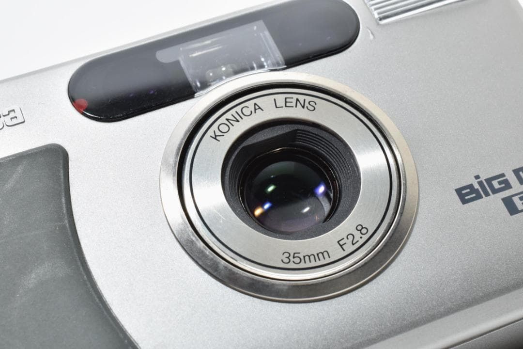 訳あり特価！ Konica BIG mini F シルバー フィルムカメラ 112】訳あり特価！ Konica コニカ BIG mini F ビック ミニ シルバー