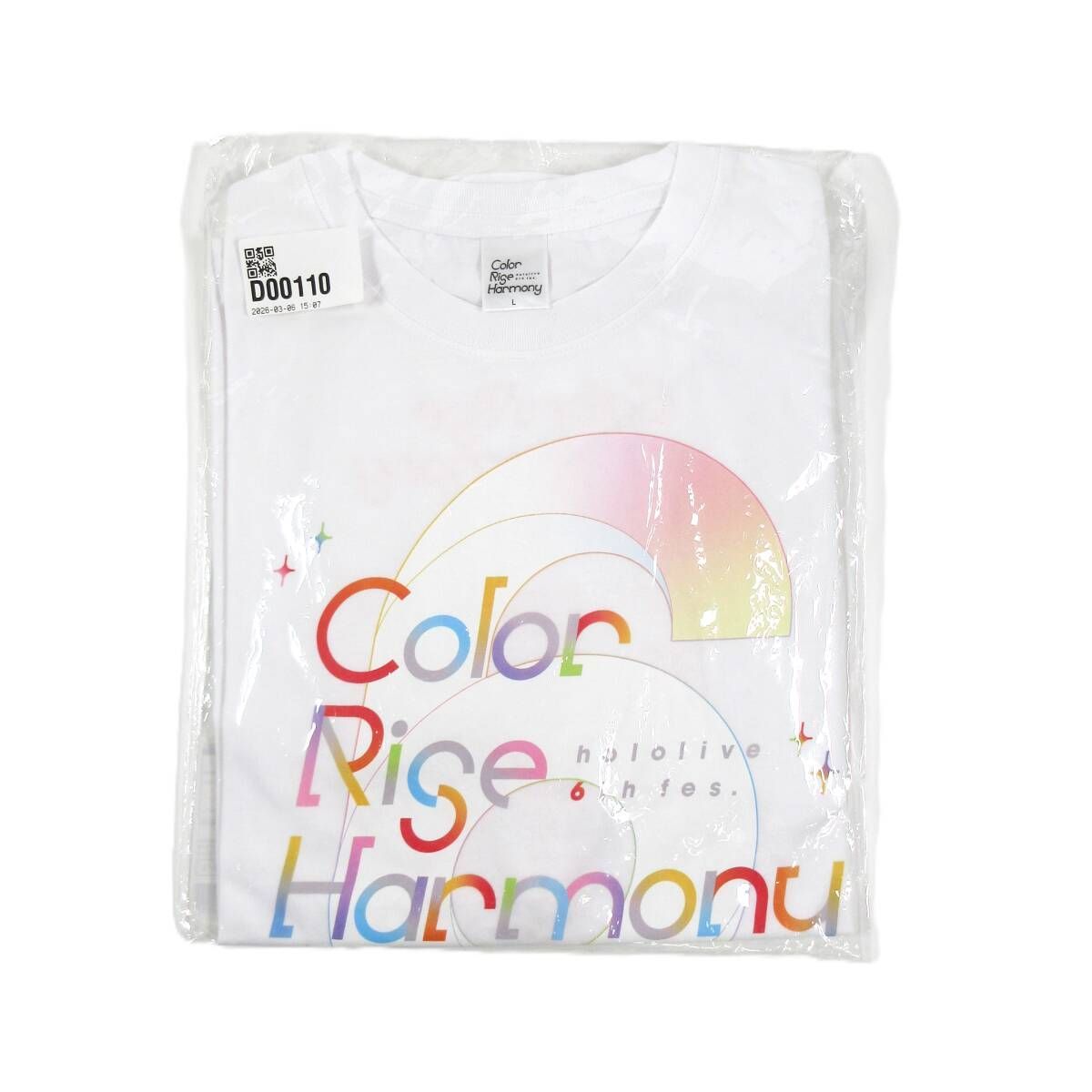 新品・未開封】WHITE Lサイズ / ホロライブ 6周年 フェス Tシャツ 
