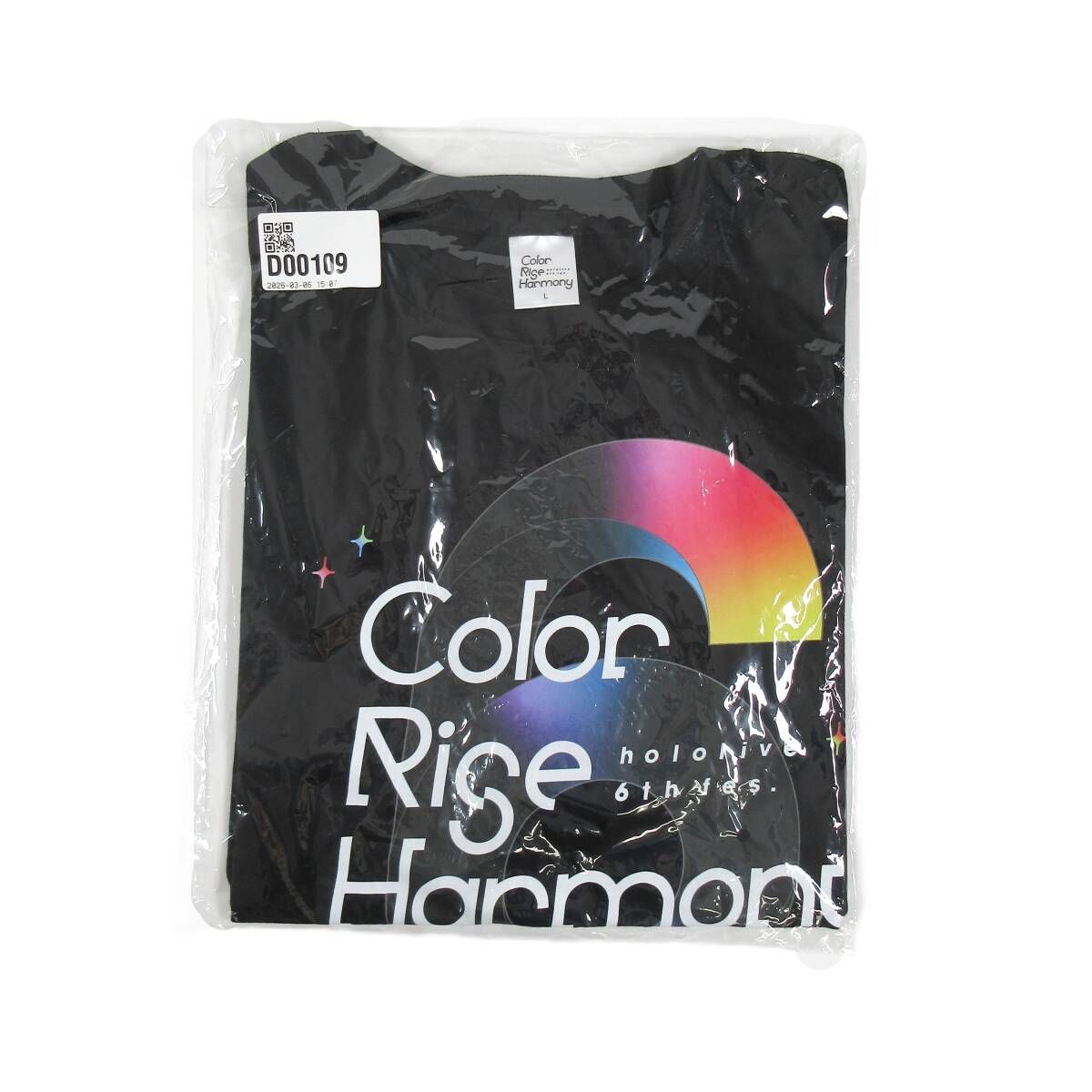 新品・未開封】BLACK Lサイズ / ホロライブ 6周年 フェス Tシャツ 