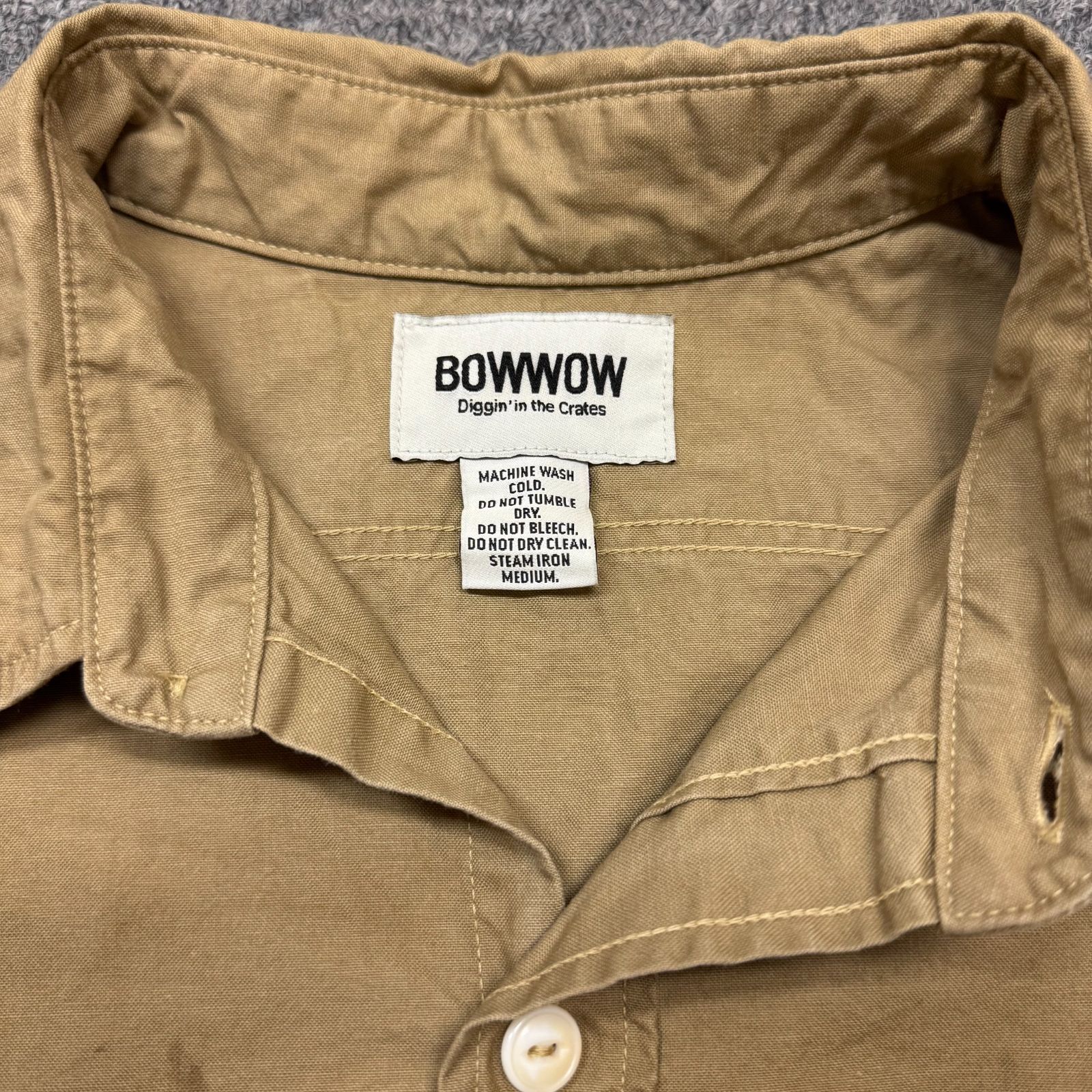 参考上代30800円 未使用 BOWWOW 25SS US PRISONER SHIRTS プリズナー