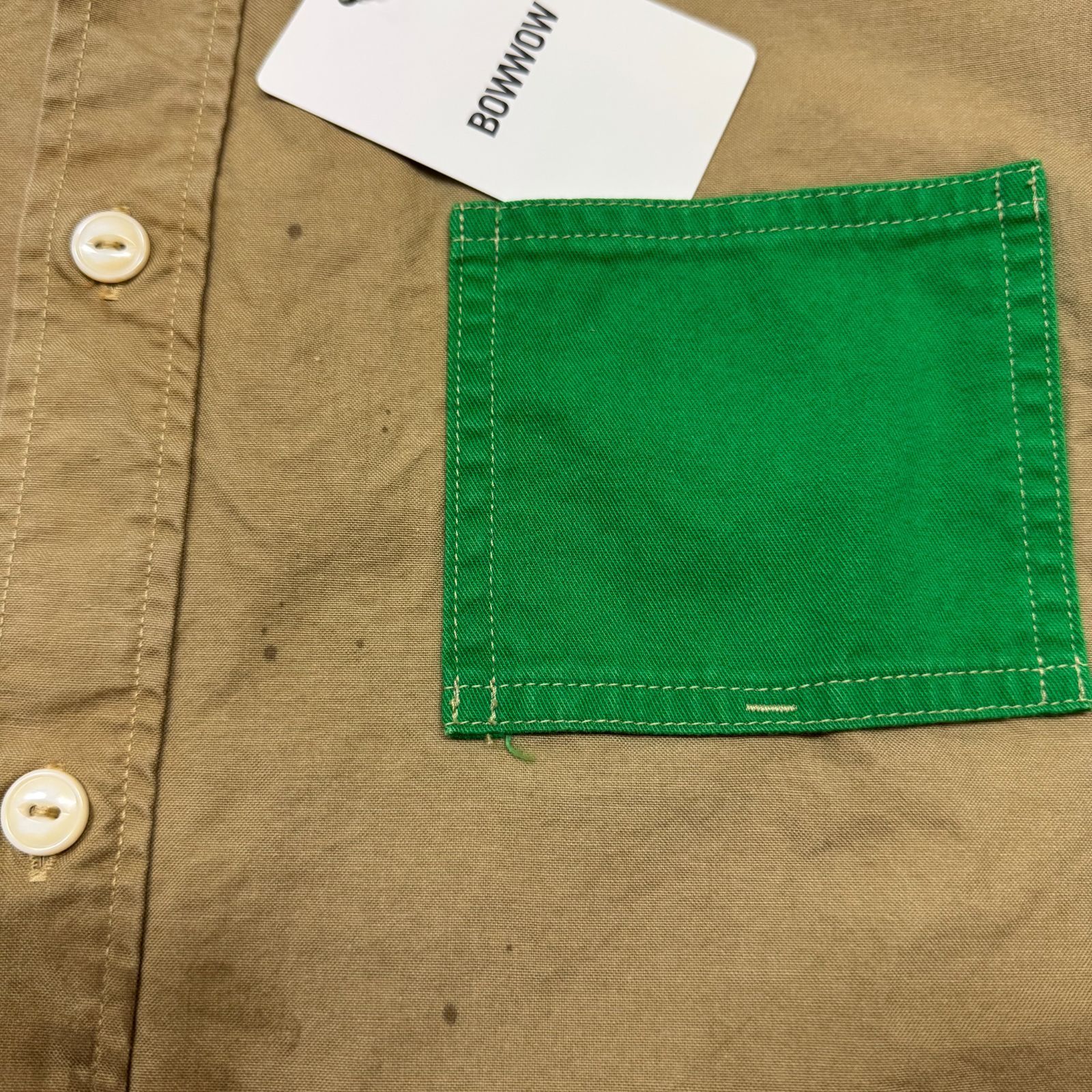 参考上代30800円 未使用 BOWWOW 25SS US PRISONER SHIRTS プリズナー 