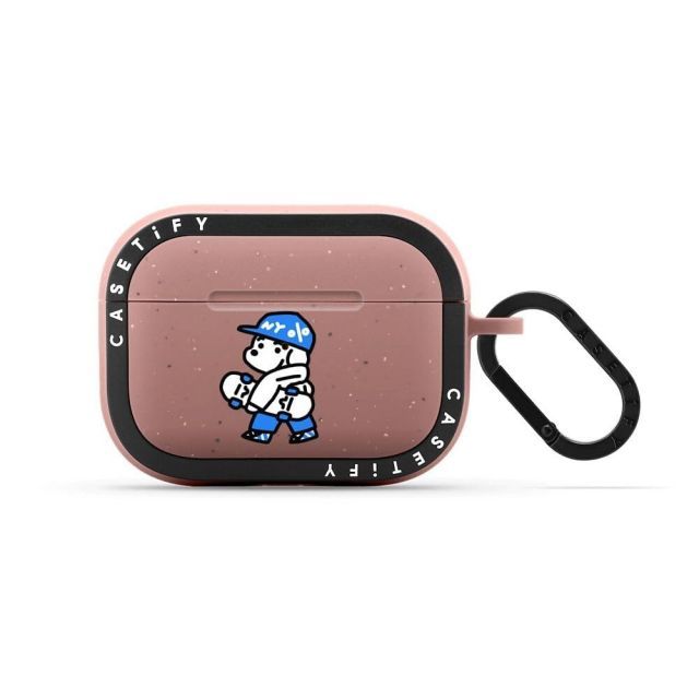 CASETiFY バウンス ケース AirPods Pro ケース(第1世代 ＆ 第2世代) - mini JOHN(1) - マット ダスティー ローズ
