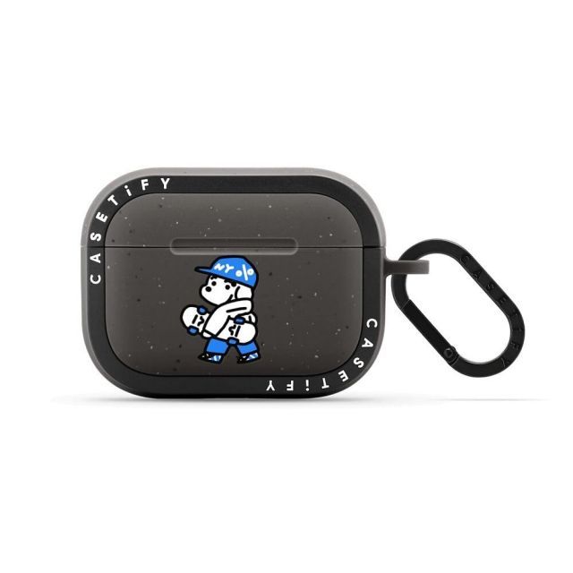 CASETiFY バウンス ケース AirPods Pro ケース(第1世代 ＆ 第2世代) - mini JOHN(1) - マットチャコール