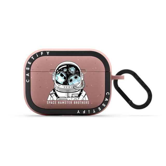 CASETiFY バウンス ケース AirPods Pro ケース(第1世代 ＆ 第2世代) - SPACE - マット ダスティー ローズ