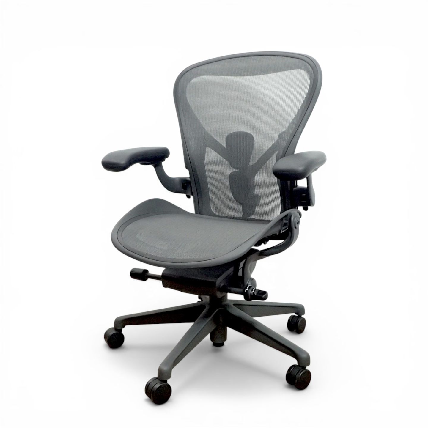 中古/美品】ハーマンミラー アーロンチェア リマスタード AER1B23DW B 