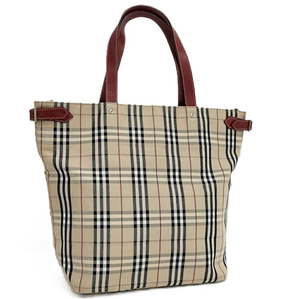 Burberry トートバッグ ノバチェック レザー ベージュ - メルカリ Burberry トートバッグ ノバチェック レザー ベージュ - メルカリ