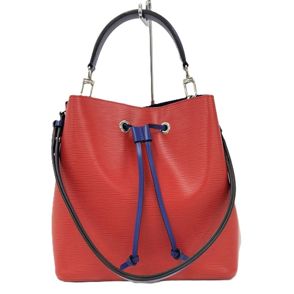 LOUIS VUITTON ネオ ノエ 2WAYバッグ エピ バイカラー コクリコ ブルー 