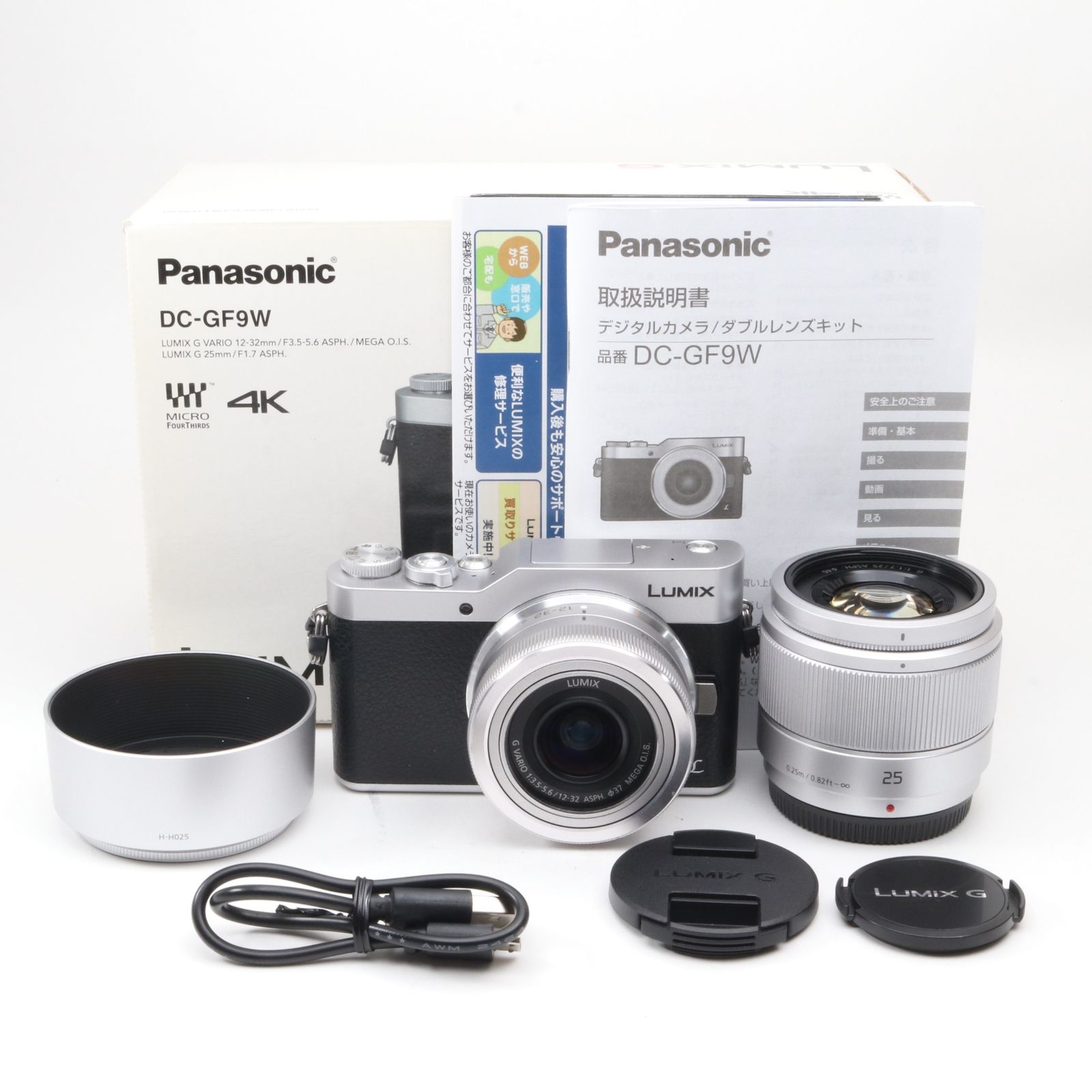 パナソニック パナソニック LUMIX GF9 デジタルカメラ ダブルレンズ 