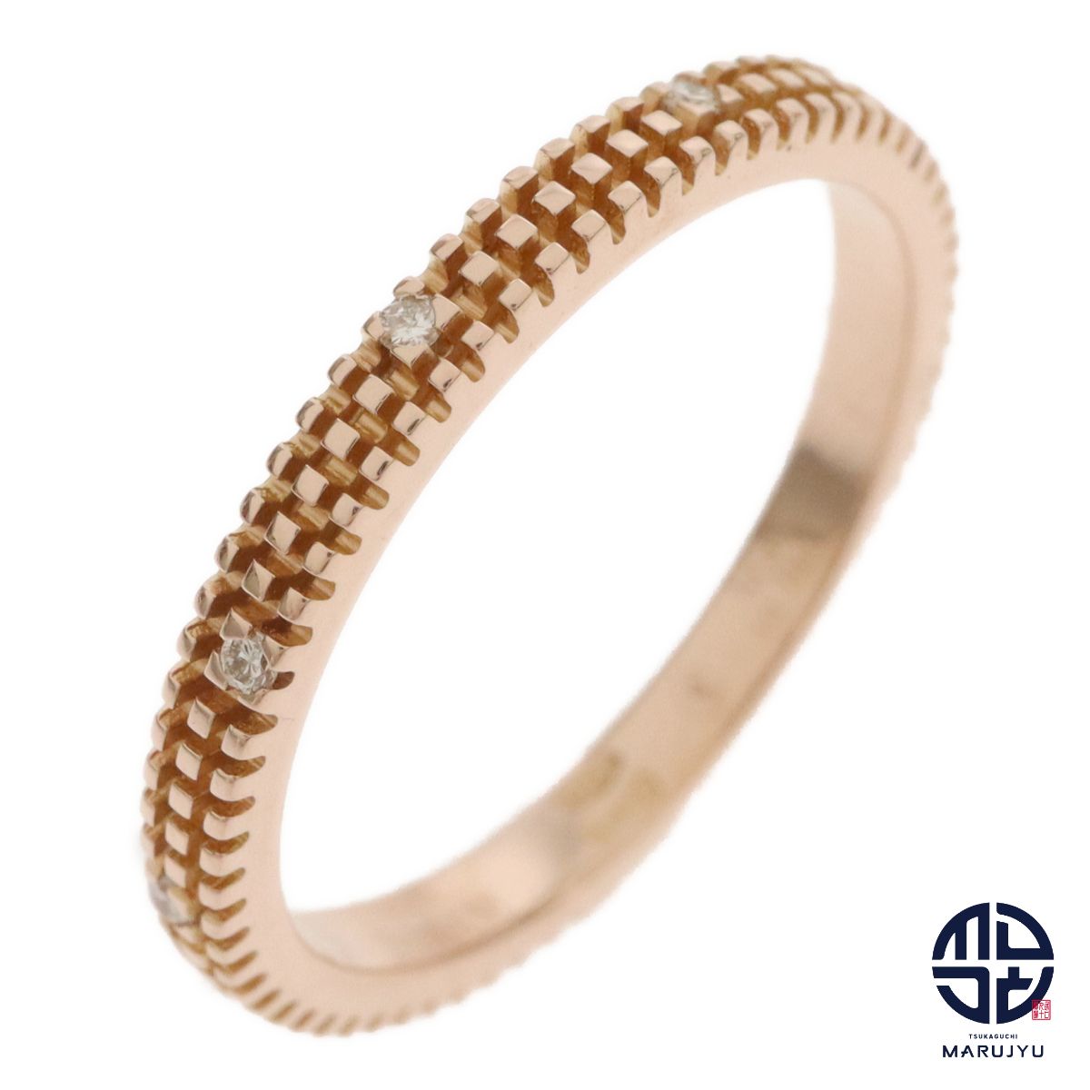 DAMIANI ダミアーニ 750PG K18 18金ピンクゴールド ダイヤ8P 
