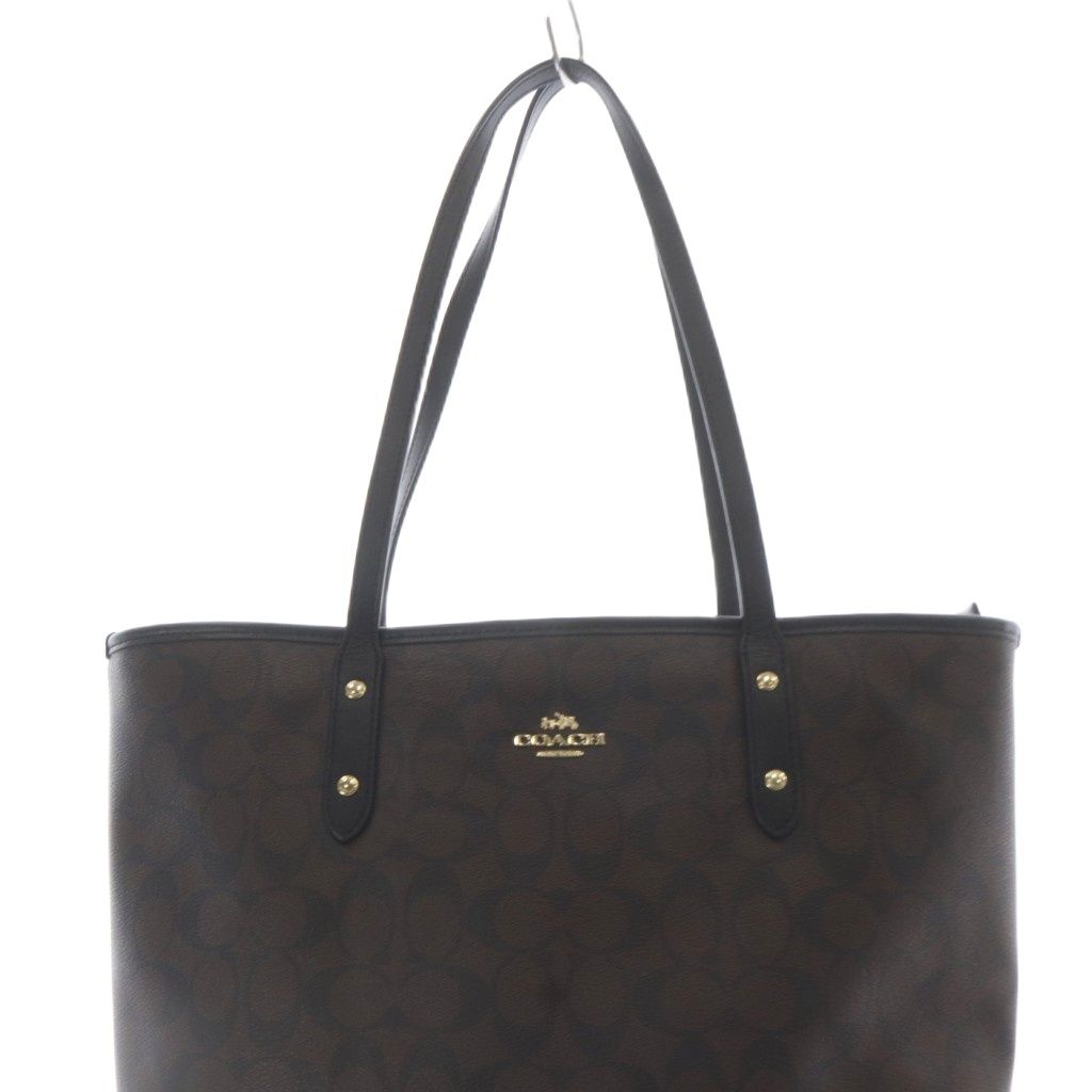 コーチ COACH トートバッグ PVC レザー シグネチャー ロゴ コーチ COACH トートバッグ PVC レザー シグネチャー ロゴ