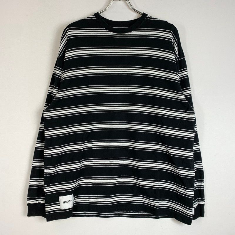 中古品】WTAPS ダブルタップス BDY 01 L/S COTTON TEXTILE TEE 222ATDT 