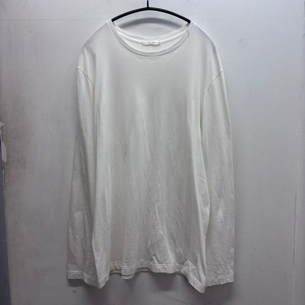 THE ROW ザロウ Leon Long T-Shirt 長袖Tシャツ 189K291 ホワイト size