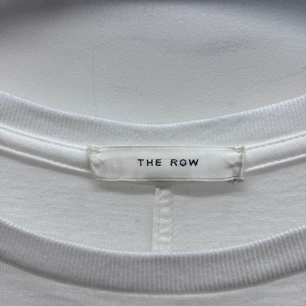 THE ROW ザロウ Leon Long T-Shirt 長袖Tシャツ 189K291 ホワイト size 