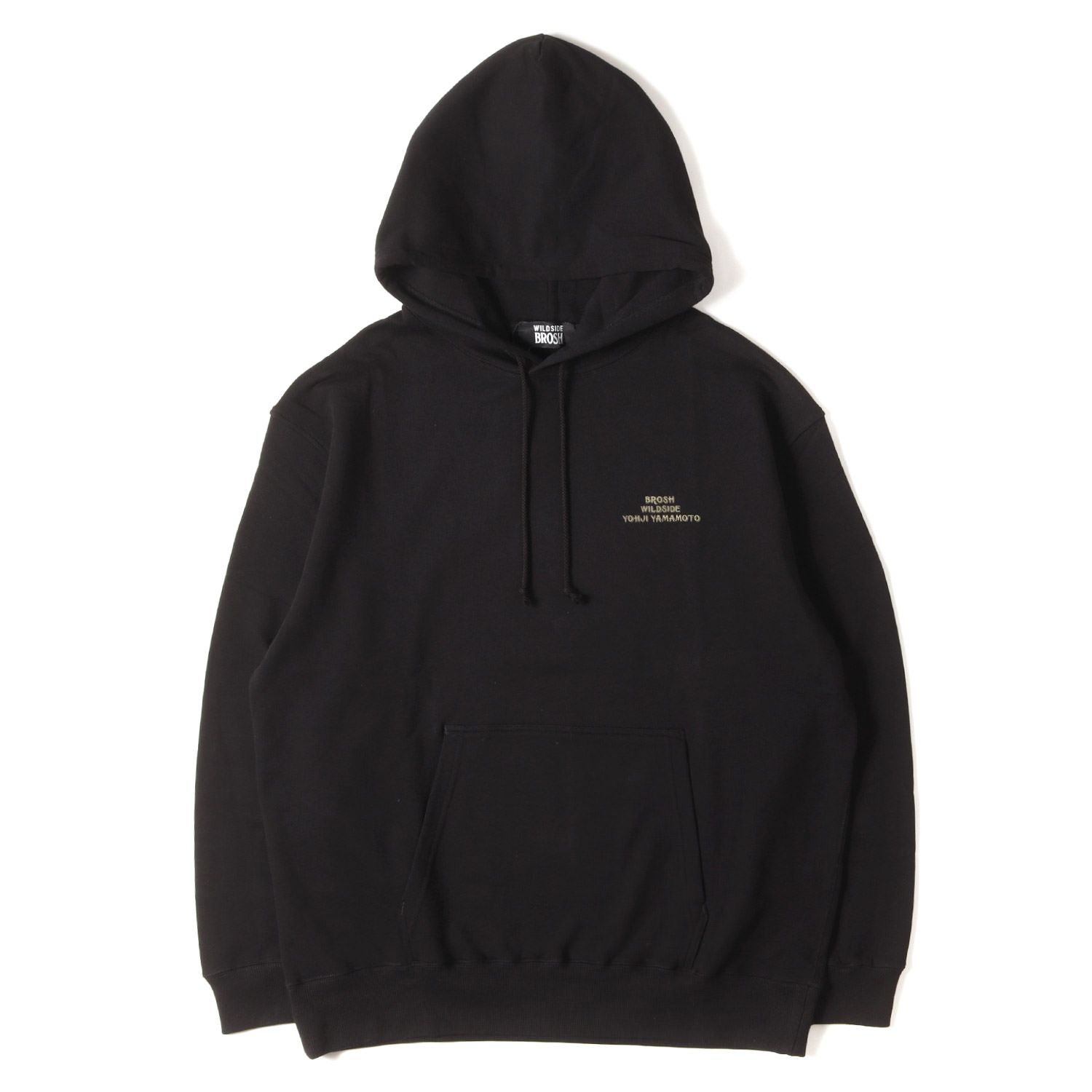 新品】Yohji Yamamoto ヨウジヤマモト パーカー ブラック 黒 サイズ:4 