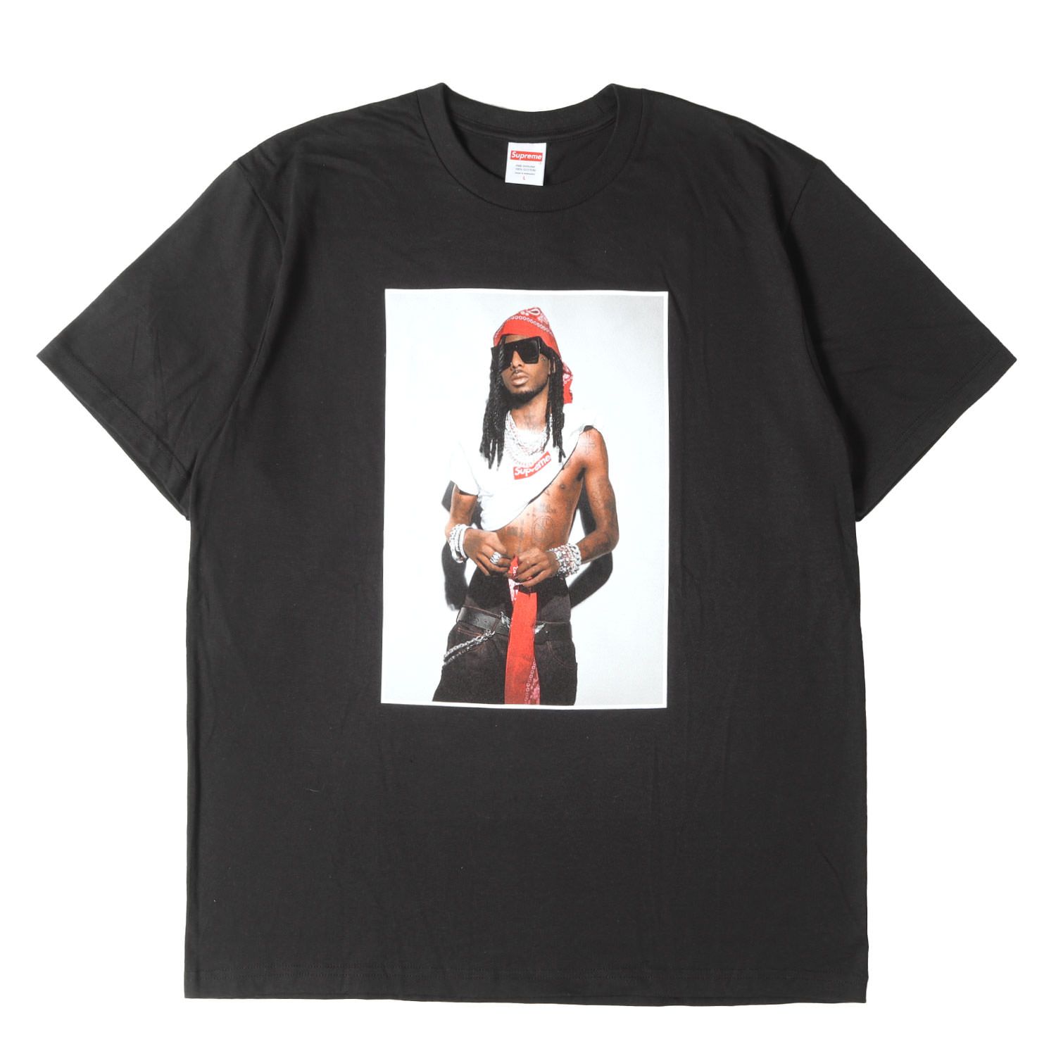 新品 黒L 25AW Playboi Carti Tee フォトTシャツ 新品】Supreme シュプリーム Tシャツ ブラック 黒 サイズ:L | 25AW